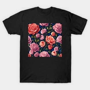 Rose Vintage Art T-Shirt